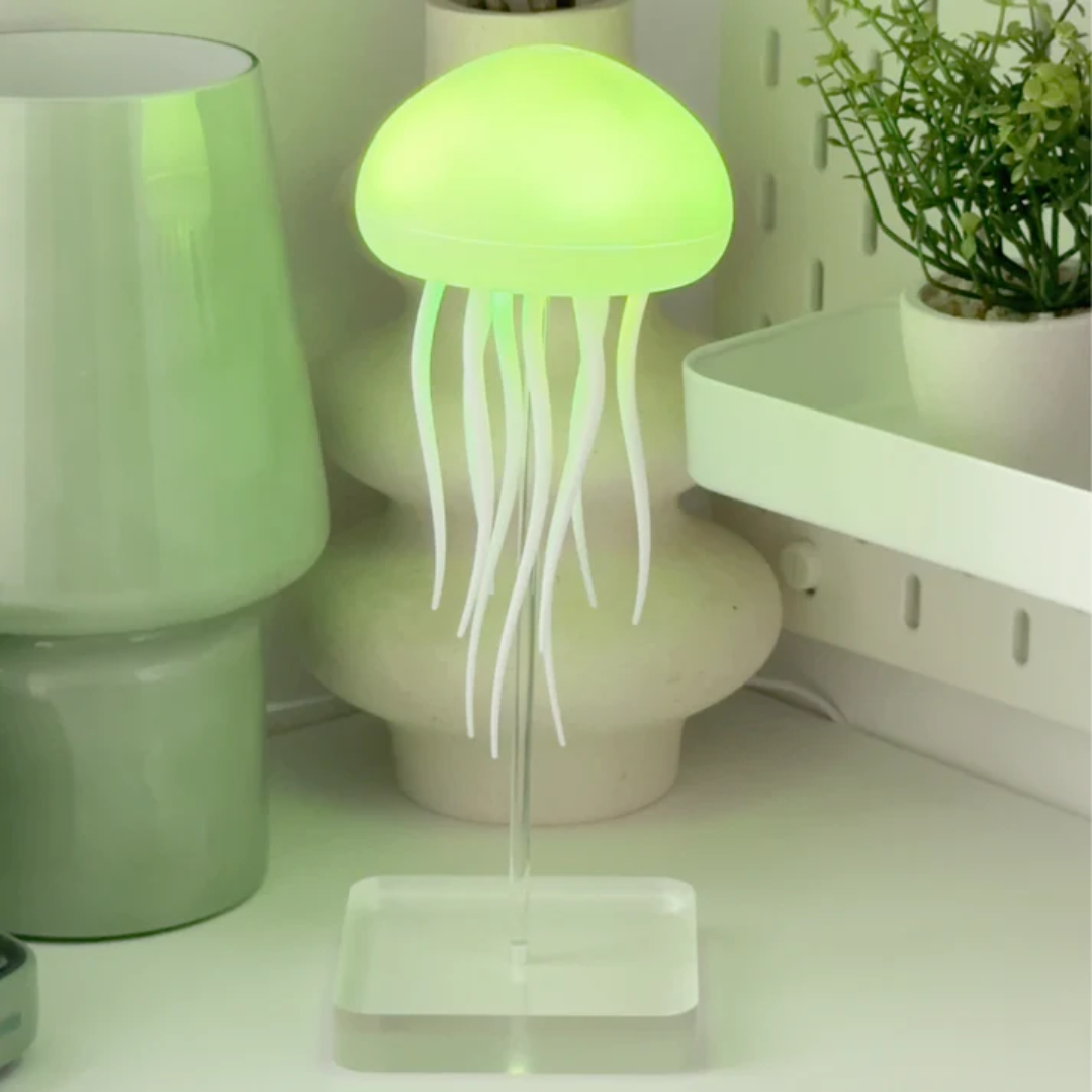 the original floating jellyfish lamp with dancing tentacles