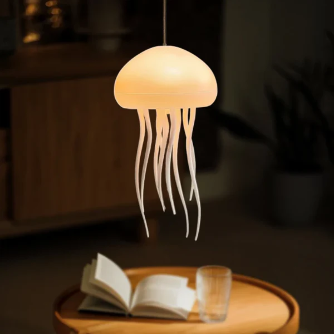 the original floating jellyfish lamp with dancing tentacles