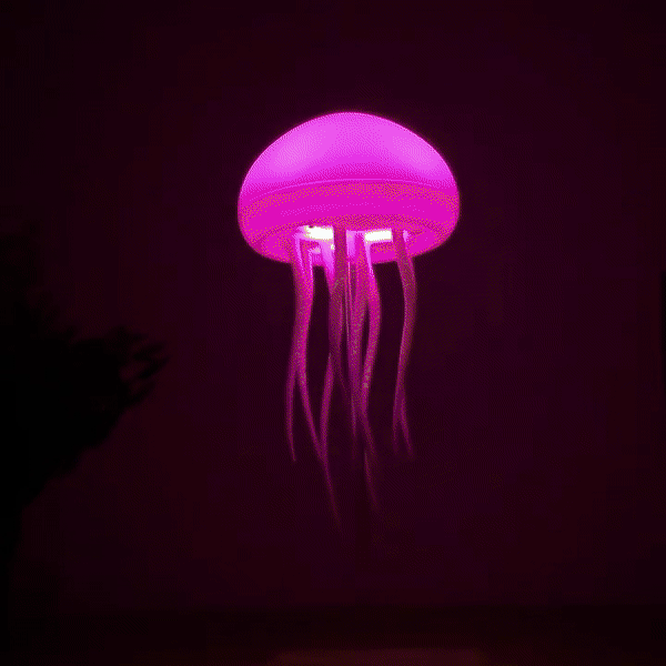 the original floating jellyfish lamp with dancing tentacles